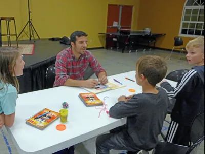 Students and leaders at an Oasis Youth gathering