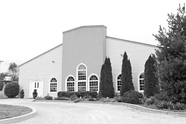 Visitors being welcomed at Oasis Community Church on a Sunday morning
