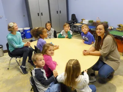 Children in Sunday School at Oasis Community Church